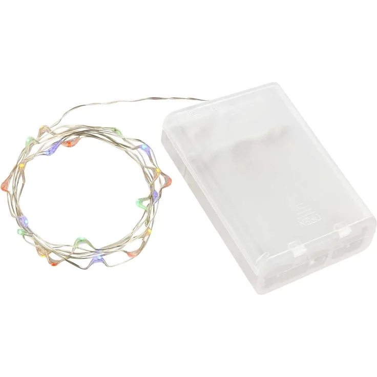 3x 20er LED Lichterkette Batteriekette Party Wasser Beleuchtung Deko Licht bunt