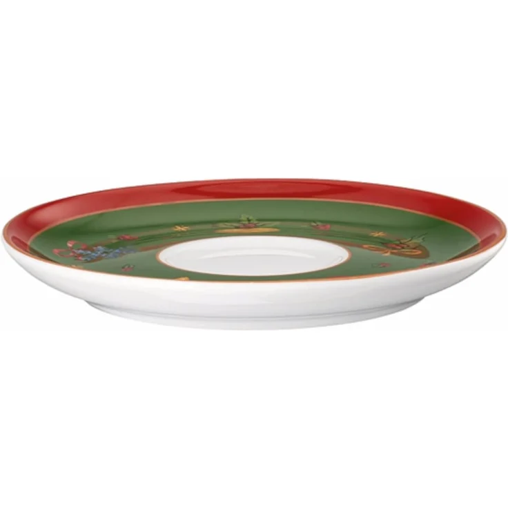 Hutschenreuther Untertasse Happy Wintertime Weihnachtsgeschirr, 12 cm – Bild 2