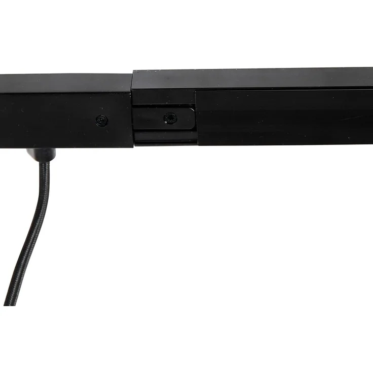 Qazqa Schienensystem-Sets Jeana, 200 cm, (1-tlg), GU10, Schwarz, Modern, Stahl, Deckenstrahler 4-flammig – Bild 4