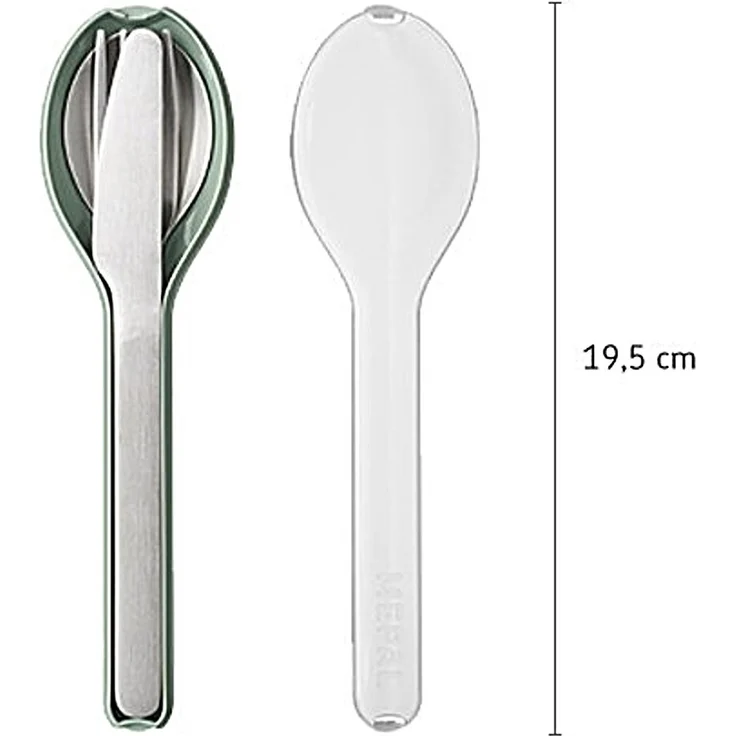 Mepal ELLIPSE Lunchbox Duo mit Besteck Nordic Blue New - A – Bild 6