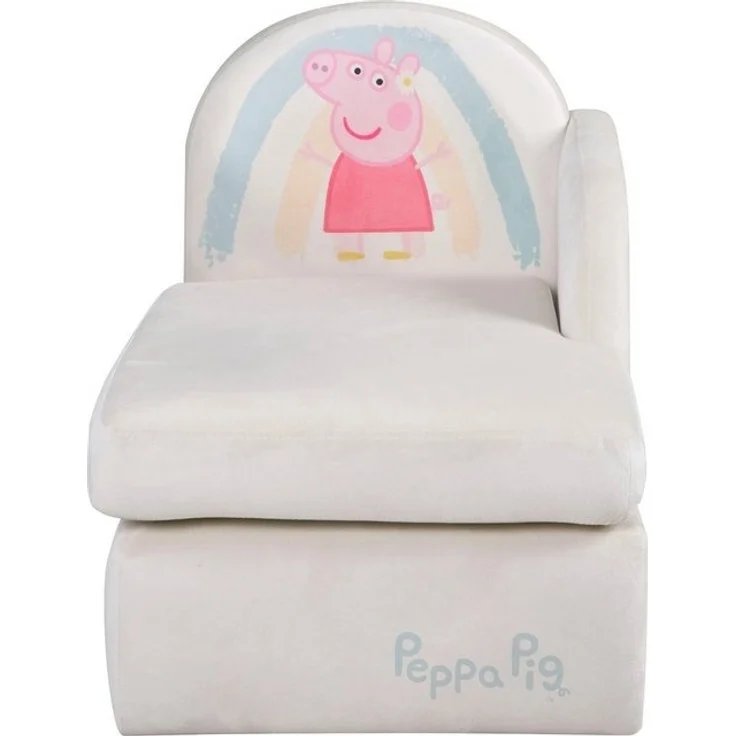 roba Kinderloungesofa 'Peppa Pig' - gepolstert - mit Armlehne -HxBxT: 54 x 75 x 47 cm - Beige – Bild 4