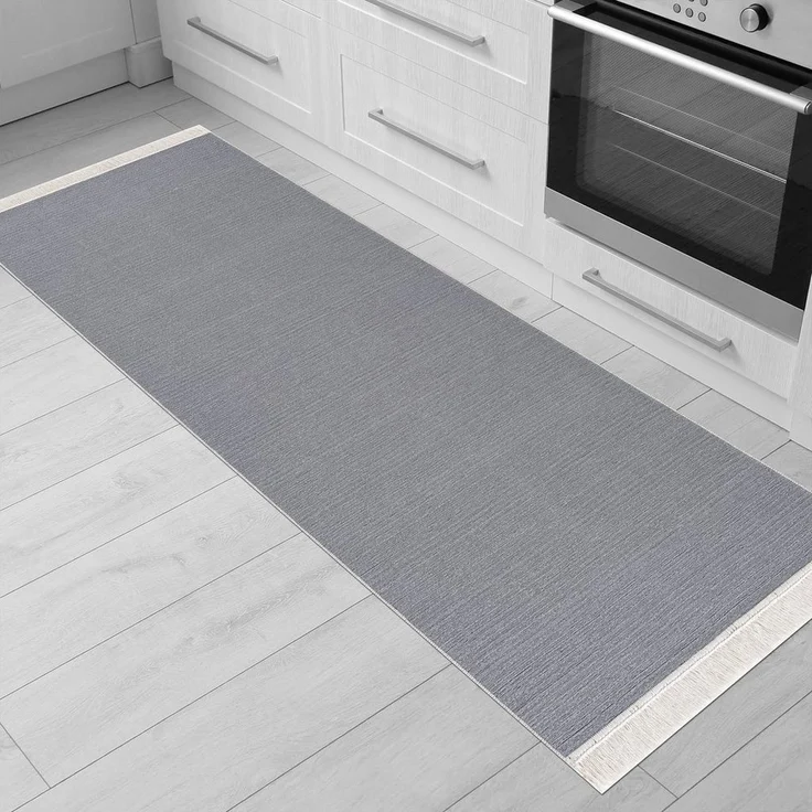 Jimri Teppich Kelim Teppich Wohnzimmer Schlafzimmer Küche, Badezimmer Läufer Flur, Rechteckig, Wendeteppich – Bild 3