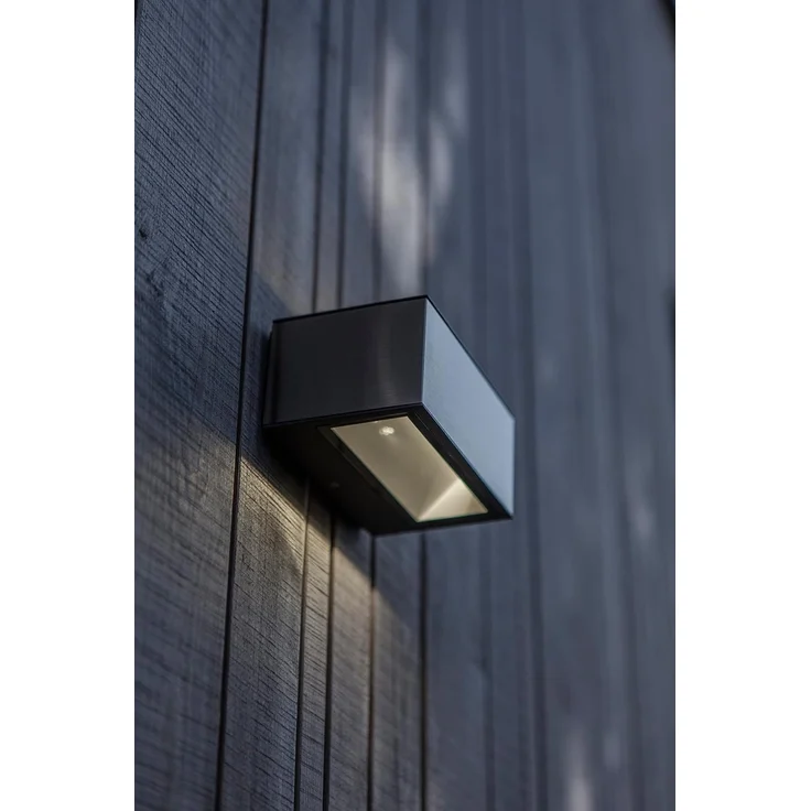 Außenwandleuchte, LEDs/230V/10,5W, 4000K, GEMINI Edelstahl Edelstahl 10,5W, 500 lm, 4000K B 140, H 65, T 89 – Bild 6