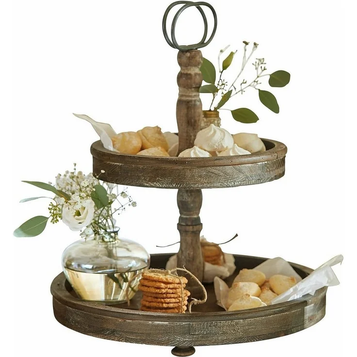 Mirabeau Etagere Etagere Amboise braun, Tannenholz (cunninghamia lanceolata), Griff: Eisen – Bild 2