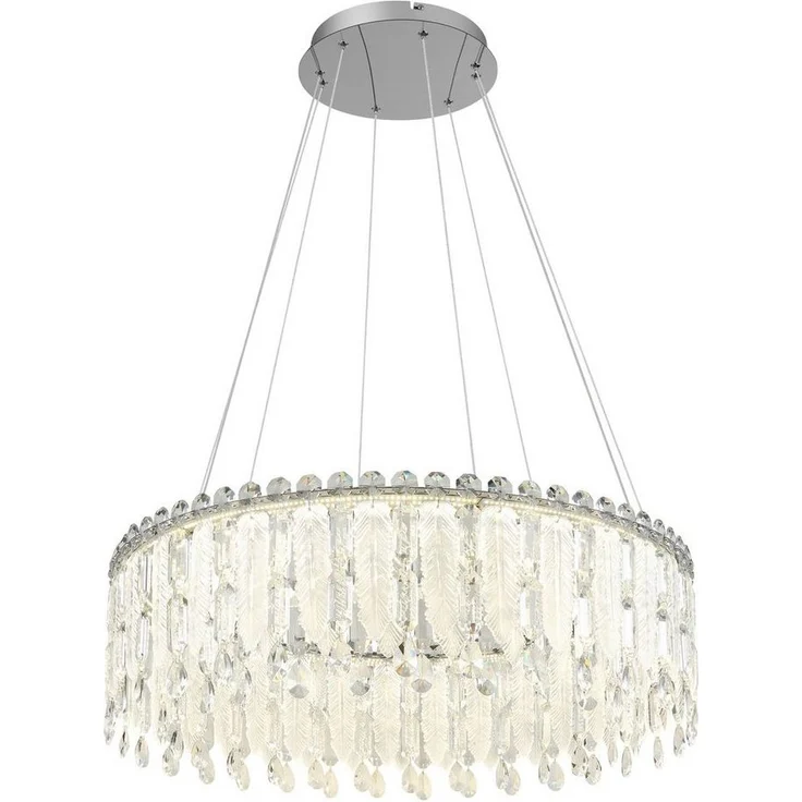 GLOBO LIGHTING Hängeleuchte KLUNKA, Dimmfunktion, Memoryfunktion, Nachtlichtfunktion, mehrere Helligkeitsstufen, LED fest integriert, warmweiß - kaltweiß, Hängelampe Esszimmer-Leuchte Esstischleuchte Wohnzimmer – Bild 5