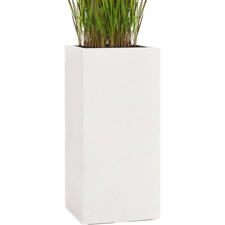 Pflanzwerk® Pflanzkübel TOWER Premium Blumenkübel Pflanzsäule Fiberglas mit Lotus-Effekt – Bild 4