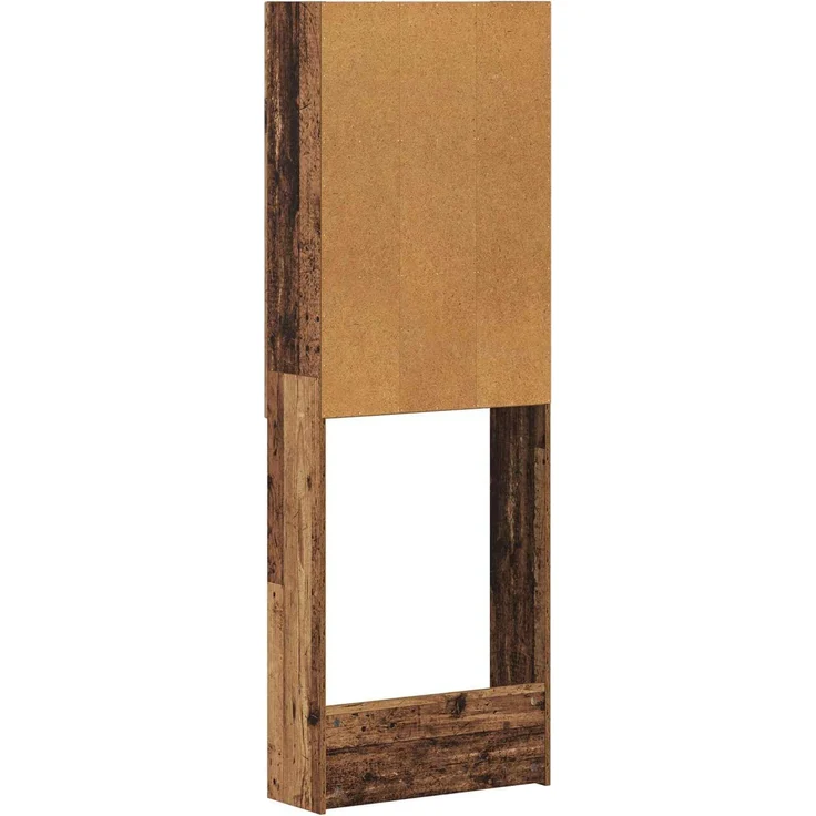 vidaXL Toilettenschrank ALKMAAR Altholz 66 x 25,5 x 190 cm 896263 – Bild 5