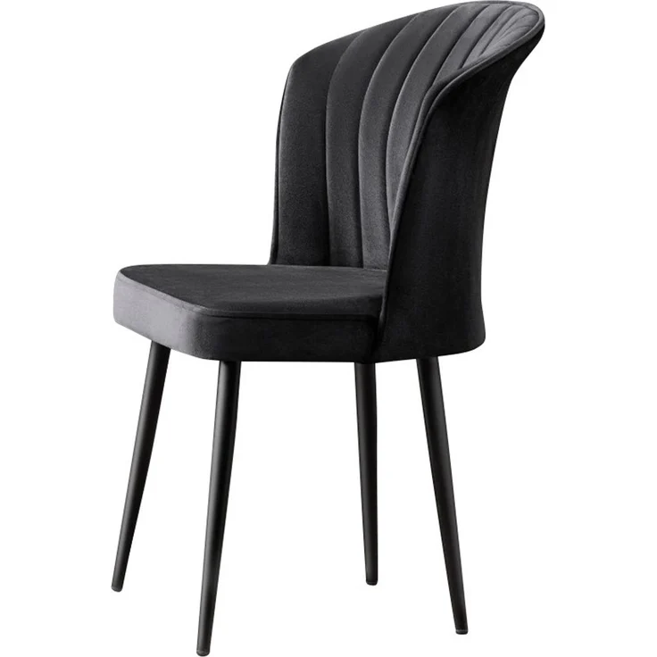 Skye Decor 'Rubi - Black' Stuhlset (4-teilig), Schwarz, 52 x 85 x 42 cm – Bild 5