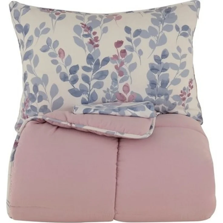 Karaca Bettwäsche Leaf Multicolor Doppelbett Komforter Bettdecken Set 200x200+2x50x70 – Bild 4