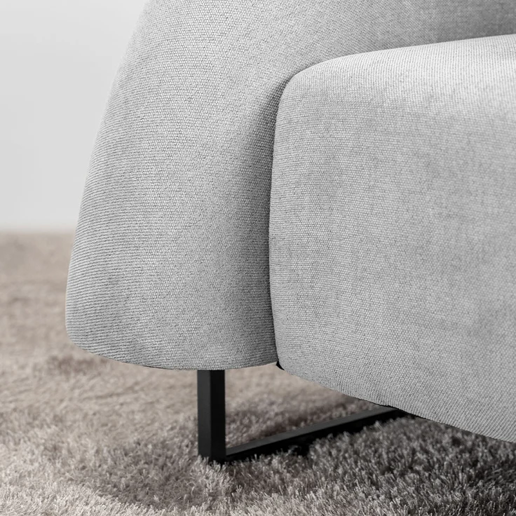 HOME DELUXE Sessel MACA - Samtgewebe Beige – Bild 4