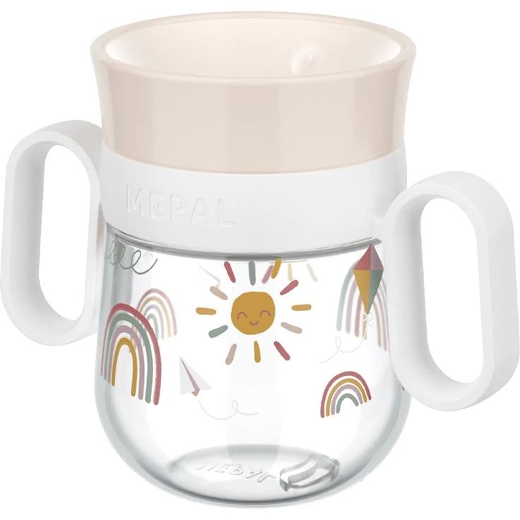 Mepal MIO 360° Trinklernbecher 200 ml Sunshine & Rainbow (2025) – Bild 1