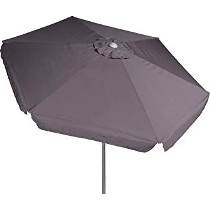 Sonnenschirm, Ø180 cm, grau – Bild 5