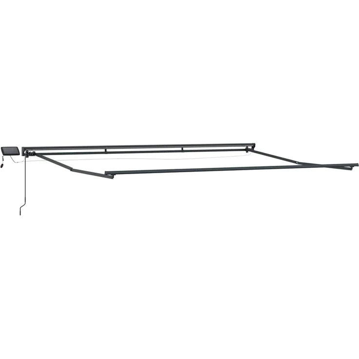 vidaXL Manueller Markisenrahmen mit LEDs 5 x 3,5 m 3420944 – Bild 4
