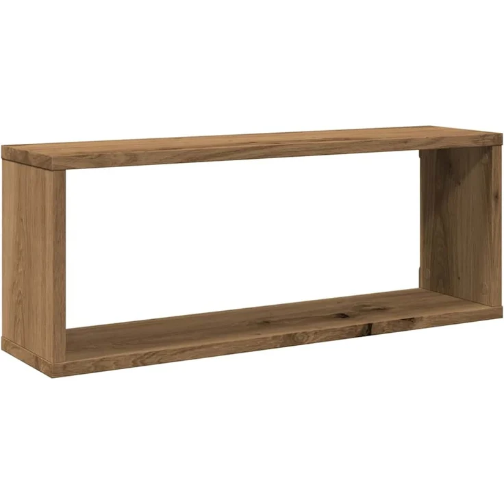 vidaXL Würfel-Wandregale, 2 Stk., Holzwerkstoff artisan-eiche, 60 x 15 x 23 cm – Bild 4