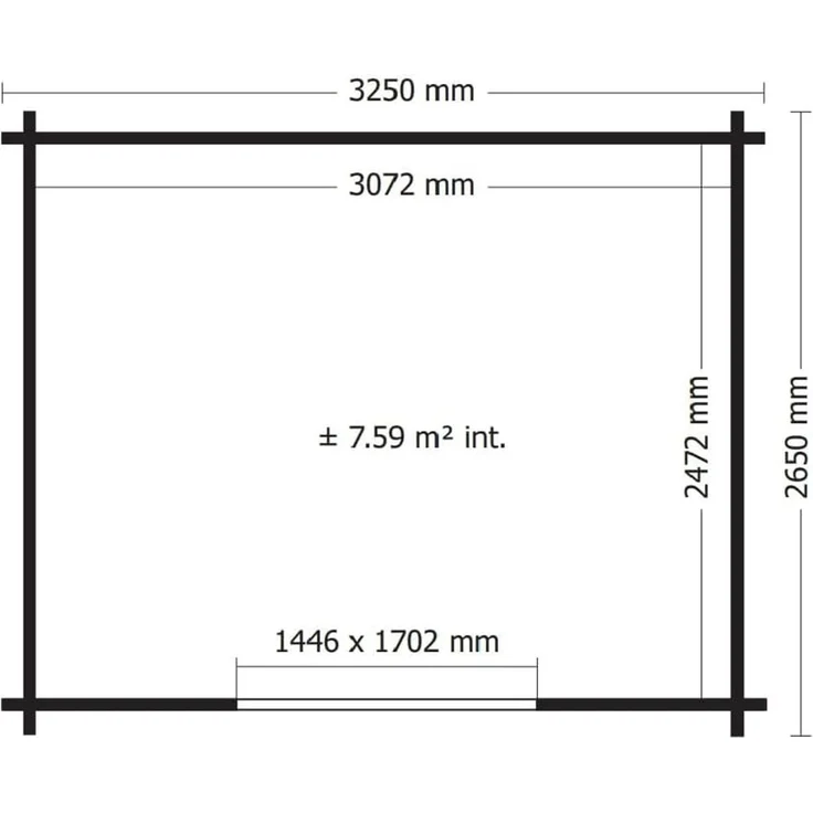 Alpholz Gerätehaus Evere 19 Gerätehaus aus Holz Geräteschrank mit 19 mm Wandstärke Gartenhaus mit Montagematerial – Bild 5
