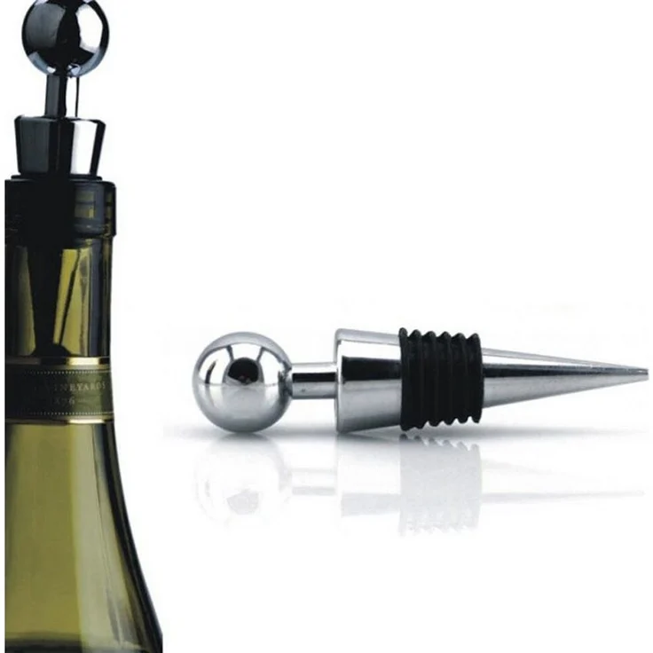 BAYLI Pizzaschneider 3er SET Flaschenverschluss [Universal] für Wein, Sekt, Champagner & – Bild 3