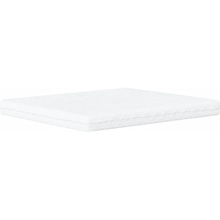 vidaXL Schaumstoffmatratze Weiß 160x210 cm Härtegrad H2 H3 4016635 – Bild 3
