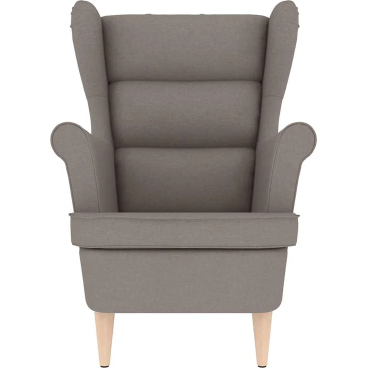 vidaXL Sessel Taupe 74x84x100 cm Stoff 4016901 – Bild 3