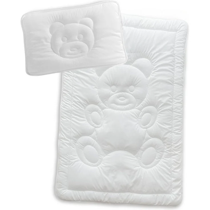 KNERST Kinderbettdecke + Microfaserkissen Kinder Bettdecken für kuschelig, weiche Träume, Füllung: 100% Polyester, Hautfreundlich, für Allergiker geeignet, waschbar bis 60 grad – Bild 5