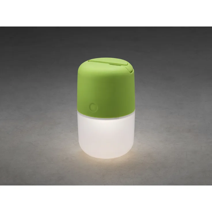 KONSTSMIDE Assisi Solar LED Leuchte zum Hängen oder Hinstellen, grün