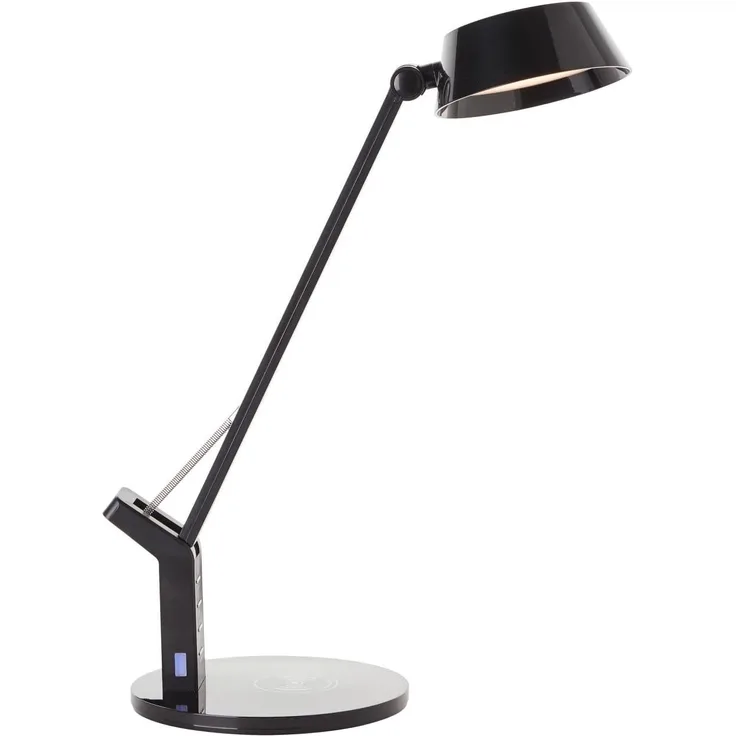 Brilliant Leuchten No. G93126-06 LED Tischleuchte Kaila schwarz Induktionsladeschale