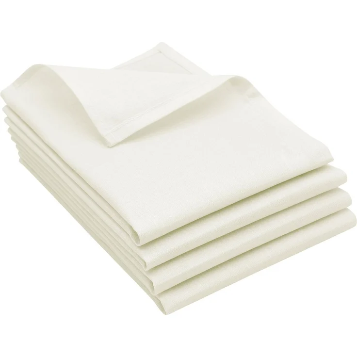 ZOLLNER Geschirrtuch, (Spar-Set, 4-tlg), 50 x 70 cm, 50% Baumwolle, 50% Leinen, vom Hotelwäschespezialisten – Bild 5