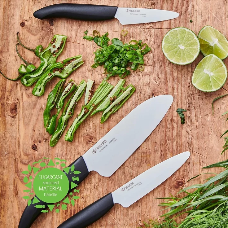 KYOCERA Allzweckmesser GEN NATURE, für Obst und Gemüse, Klingenlänge: 11 cm – Bild 8