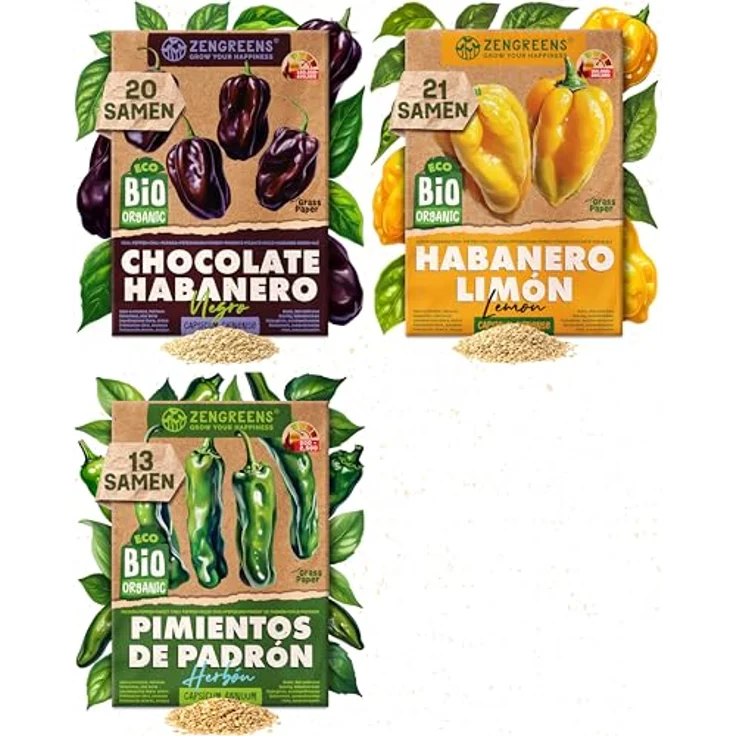 ZenGreens® - Bio Chilisamen im 15er Set - 15 Chili Samen für den einfachen Anbau im Garten, Balkon oder Hochbeet - Pflanzensamen - Saatgut – Bild 16