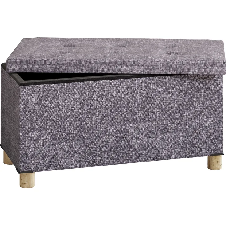 VCM Sitzbank Sizos 917614 Grau H. 40 x B. 76 x T. 38 cm