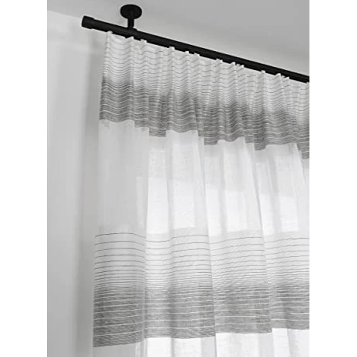 Gardinia Gardinenstange Innenlauf Chicago Ø 20 mm schwarz-matt 160 cm – Bild 4