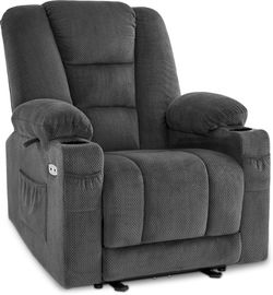 MCombo Relaxsessel mit Liegefunktion, Massage & Wärmefunktion