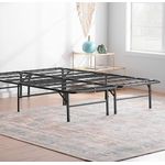 Linenspa Metallbett mit Lattenrost – Klappbett – 33 cm Stauraum unter Bettgestell – Montage in 5 Minuten – Bett 180x200 cm