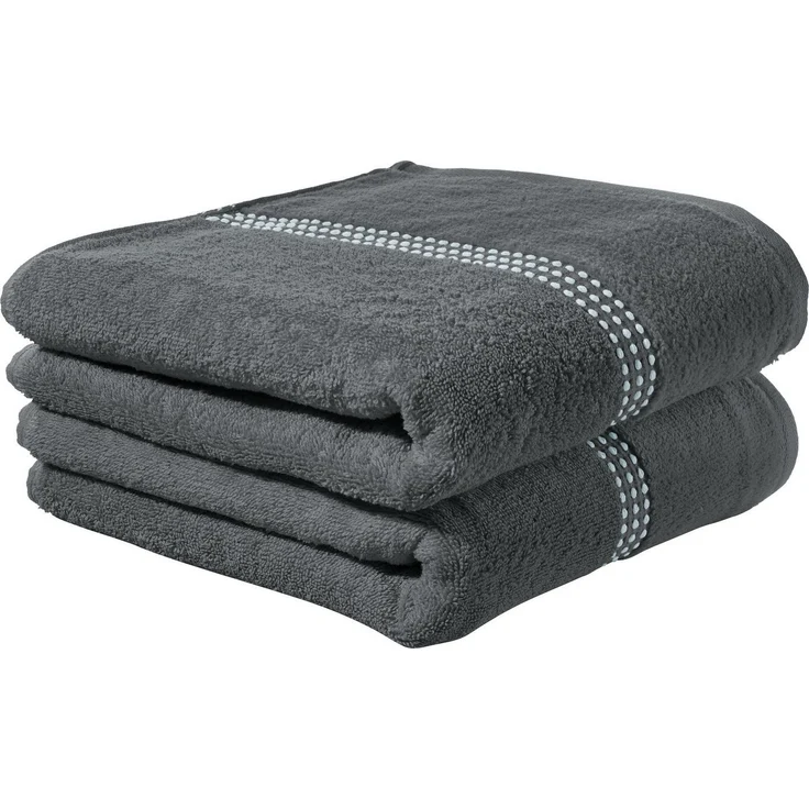 Erwin Müller Duschtuch Duschtuch "Mannheim" 2er-Pack, Frottier (2-St), Walk-Frottier Uni – Bild 5