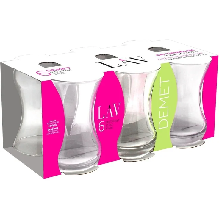 LAV Demet 6-tlg. Teegläser-Set – hitzebeständig, elegant und alltagstauglich – Bild 5
