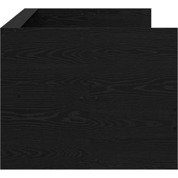 vidaXL Tagesbett mit Schubladen mit Regal Schwarze Eiche Holzwerkstoff 3429643 – Bild 4