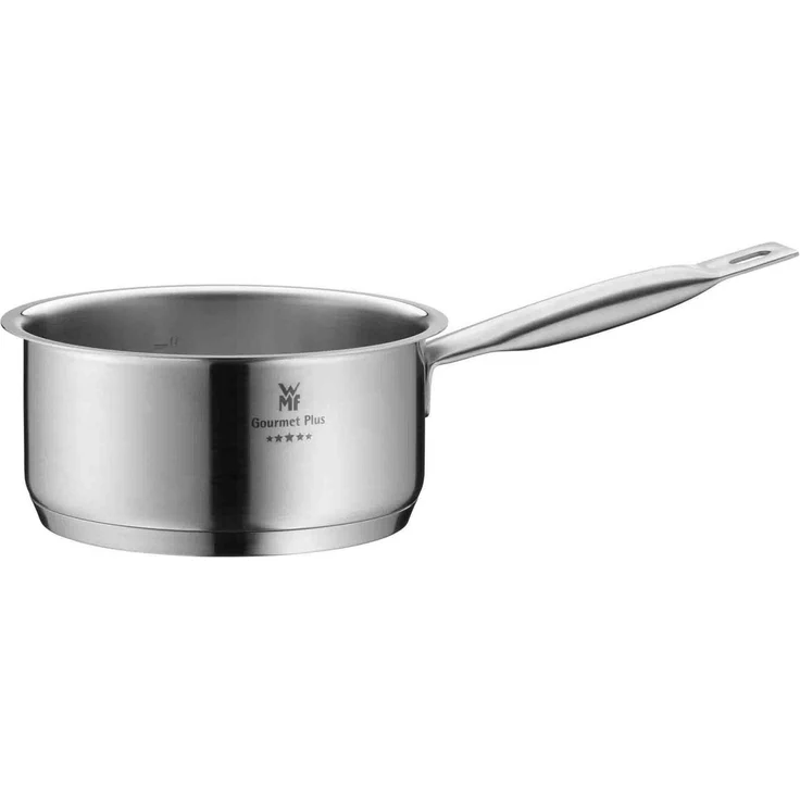 WMF Gourmet Plus Topfset Induktion 5-teilig, Kochtopf Set mit Metalldeckel, Cromargan Edelstahl mattiert, Induktions Töpfe Set unbeschichtet, Innenskalierung – Bild 4