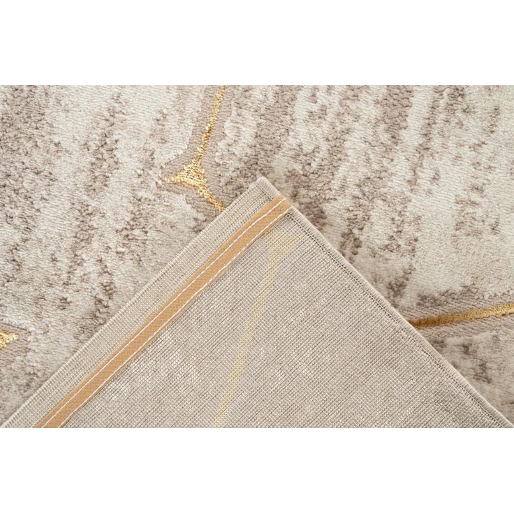 Kayoom Teppich Mineral 525, rechteckig, Höhe: 12 mm, Kurzflor, Hoch Tief Struktur, Wohnzimmer – Bild 4