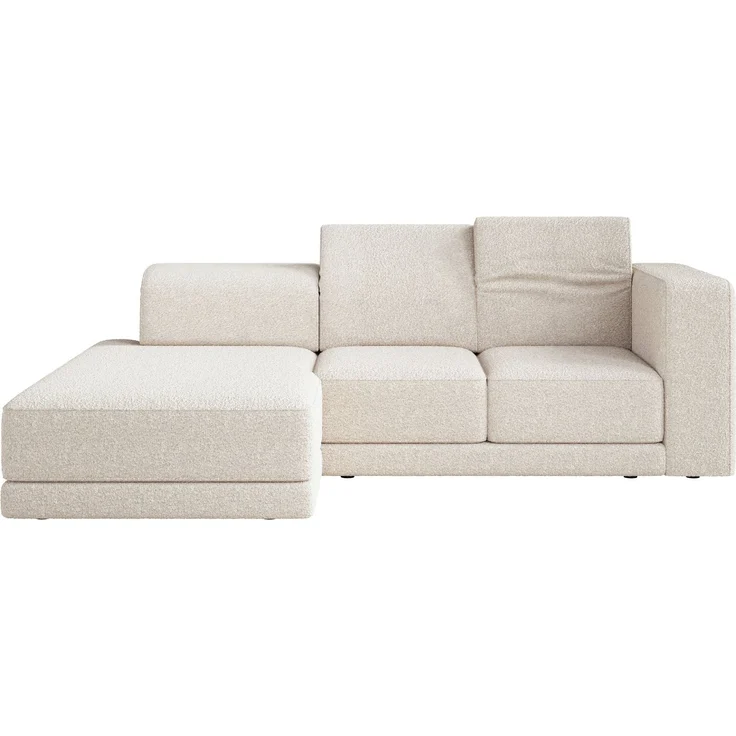 Selsey 'Novals' Ecksofa L-Form, 4-Sitzer, links, Bouclé Creme, 278 cm – Bild 7