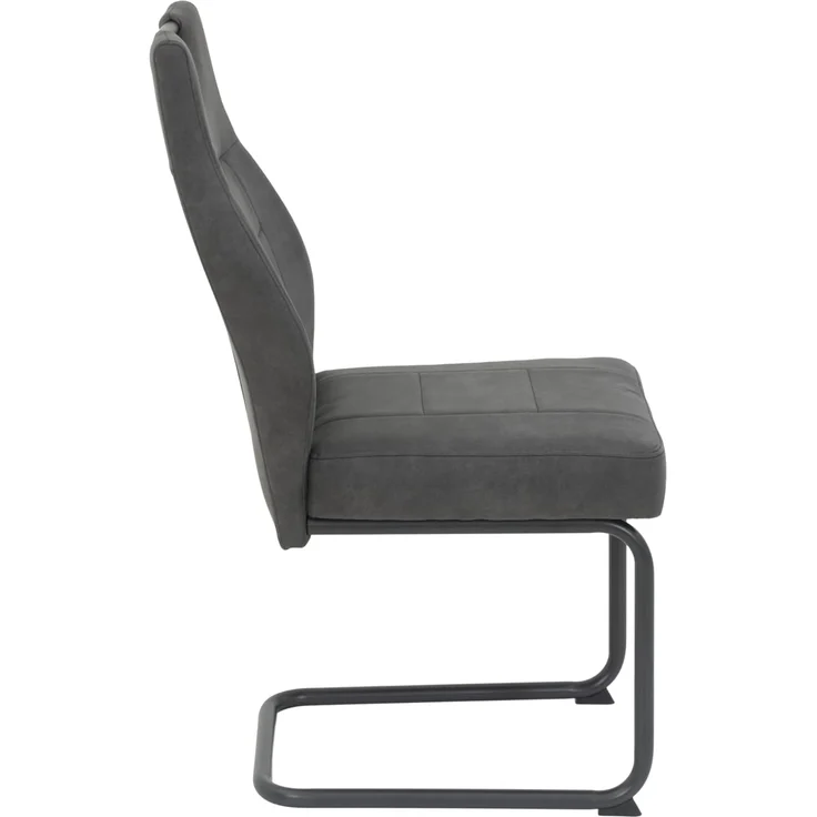 Apollo Linda Esszimmer-/Küchenstuhl, Metall, Anthrazit, 4er Set – Bild 5