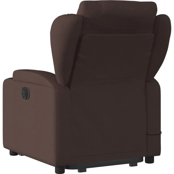 vidaXL Massagesessel mit Aufstehhilfe Dunkelbraun Stoff 3204499 – Bild 4