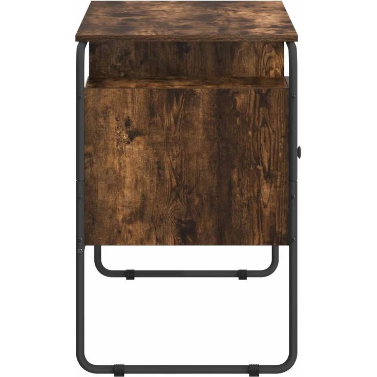 vidaXL Schreibtisch mit Stauraum Räuchereiche 120 x 50,5 x 75,5 cm 8008040 – Bild 5