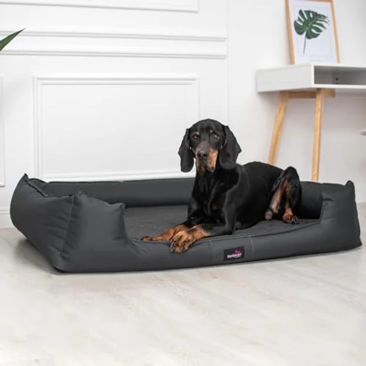 GOOFY Orthopädisches Hundebett - 02 Graphit, 130x100cm – Bild 3