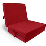 Herlag 'Junior' Klappmatratze, 60x190 cm, Baumwollmischgewebe rot