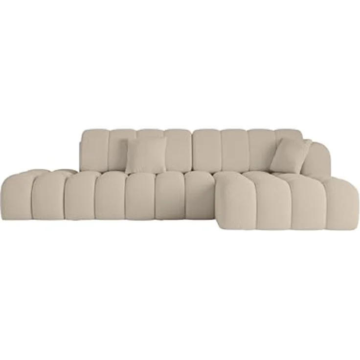 ALTDECOR Ecksofa OLEA-L2-S, Eckcouch mit Schlaffunktion und Bettkasten, L-Form, komfortabler Polyurethanschaum – Bild 3