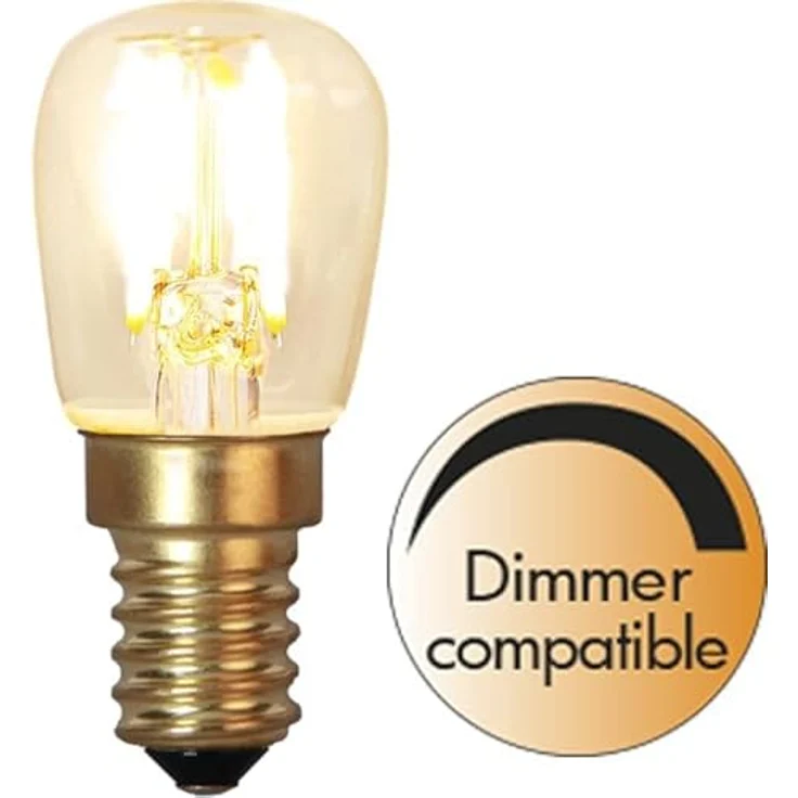 Star Trading Decoration LED "Soft Glow", E14, 2100 K, dimmbar, 60 LM, 80 Ra, 1 Stück auf Karte, ca. 5,8x2,6 cm – Bild 1