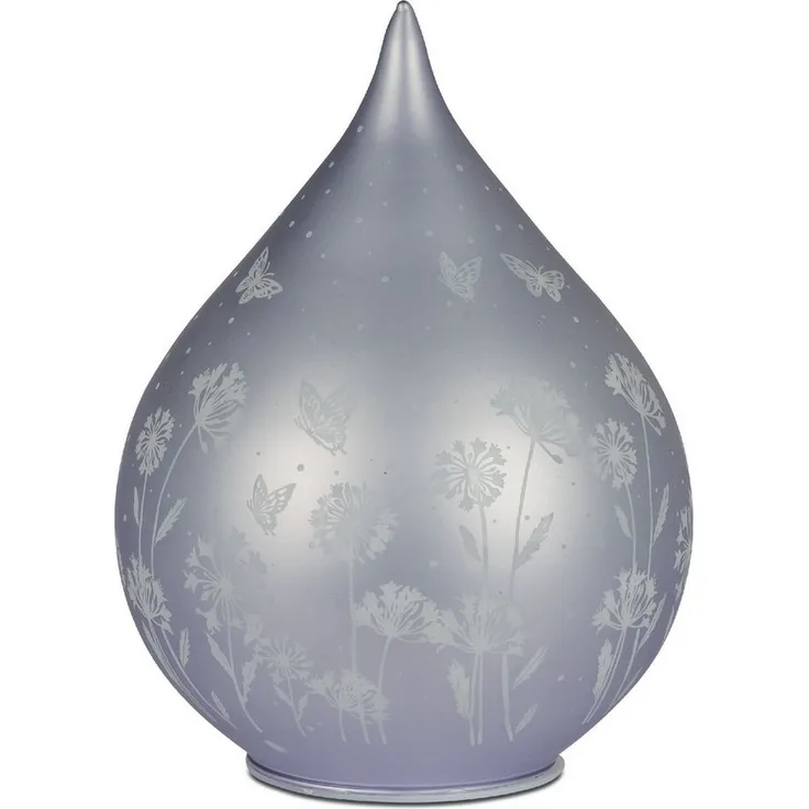 formano Nachttischlampe Blumenwiese, Mit Timerfunktion, Lila, Motiv: Blumenwiese