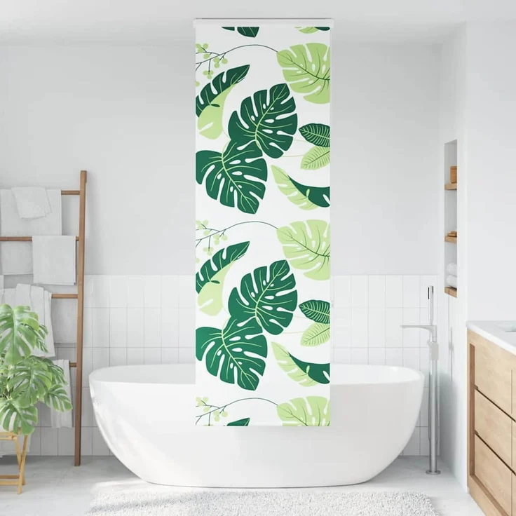 vidaXL Duschrollo mit Kassette 60x240 cm Stoffbreite 56 cm 4014964 – Bild 2