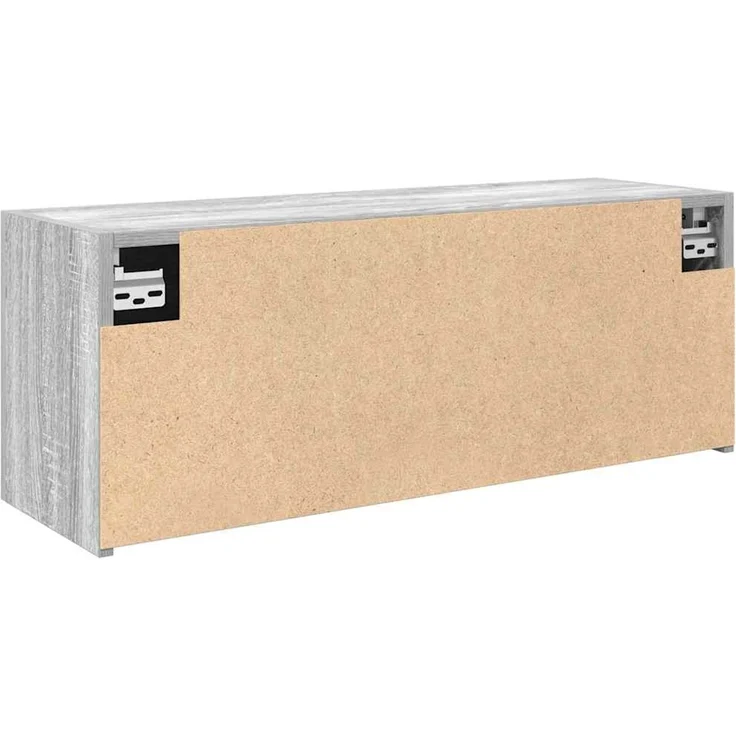 Bad-Wandschrank Grau Sonoma 80 x 25 x 30 cm Holzwerkstoff – Bild 7