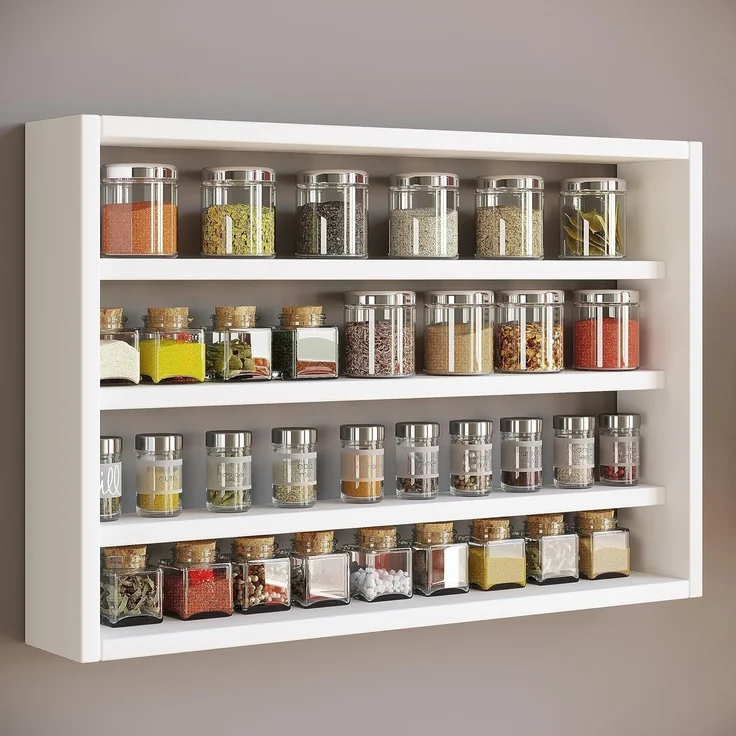 VCM Küchenmöbel Hängeschrank Esaldi 920052 Weiß H. 40 x B. 60 x T. 10 cm – Bild 2
