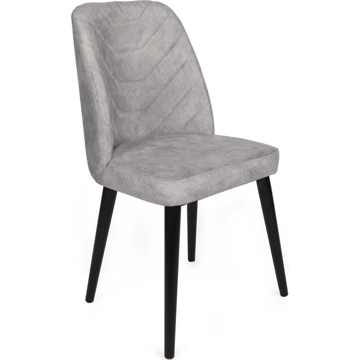 Skye Decor 'Dallas-524 V4' Stuhlset (4-teilig), Grau / Schwarz, 50 x 90 x 49 cm – Bild 2